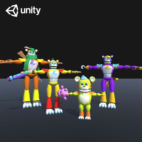 Freddy Revolution 3D Models