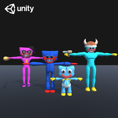 Huggy Wuggy Revolution 3D Models