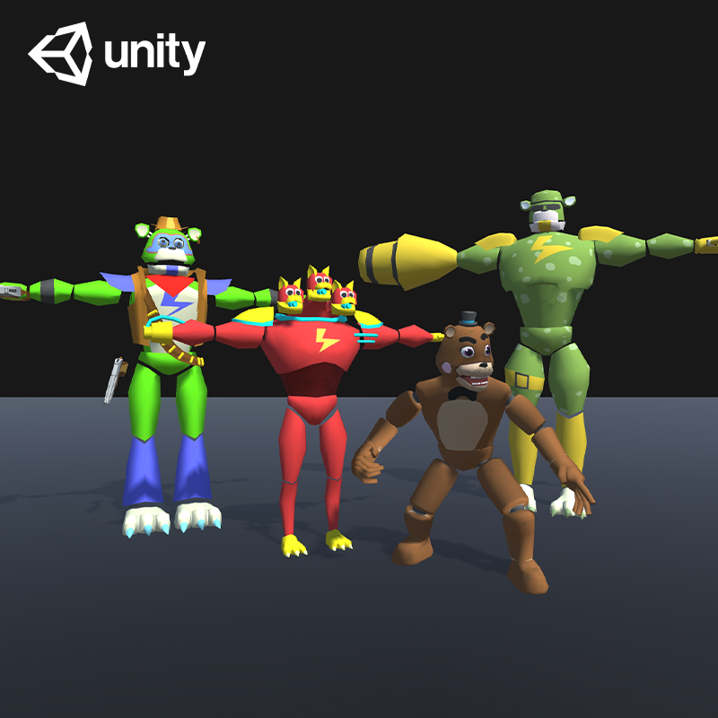Freddy Revolution 3D Models