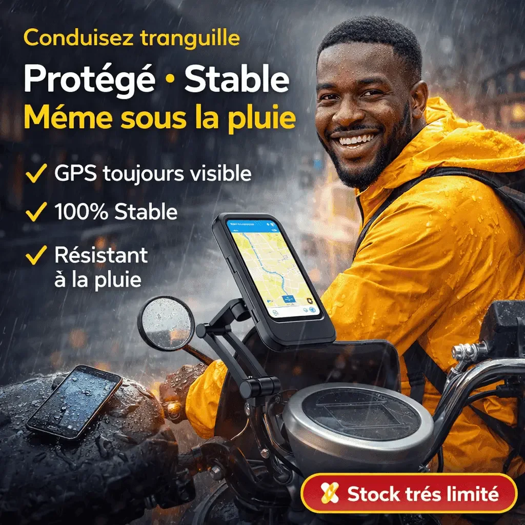 Support de Téléphone pour Moto/Vélo – étanche & résistant