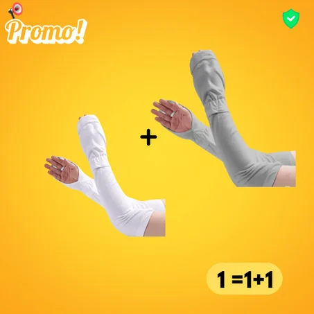 Pack manches blanc et gris.