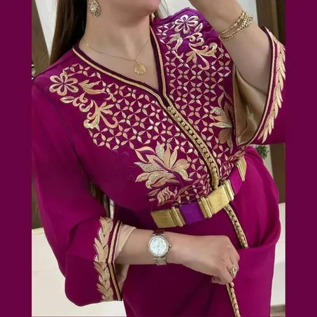 قفطان مغربي هماوي بطرز رباطي