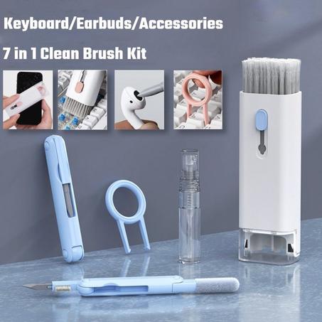 Kit de nettoyage de clavier d'ordinateur 7 en 1 brosse stylo de nettoyage