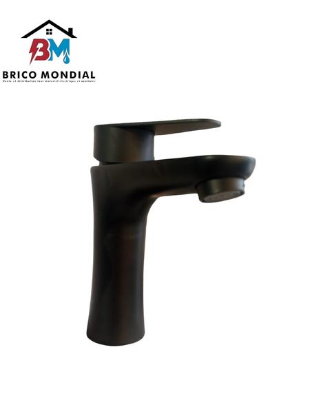 MITIGEUR LAVABO NOIR ROLIN SATIN
