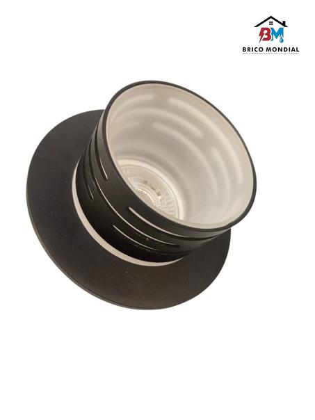 SPOT MR16 ALUMINUIM ROND BK