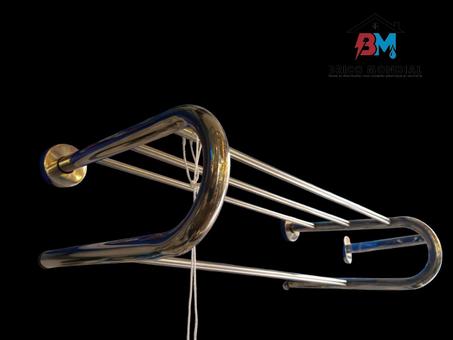 ETAGER PORTE SERVIETTE INOX