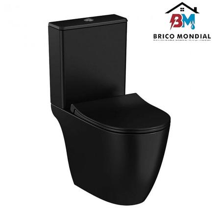 BLOC WC A POSE NOIR CARRE  BK