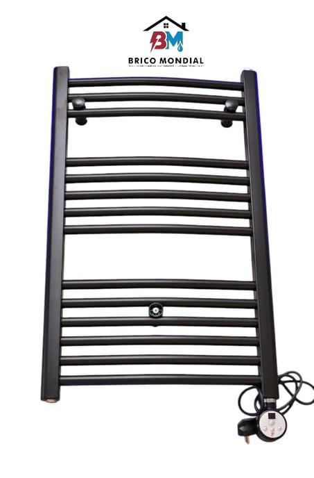 SECHE SERVIETTES ELECTRIQUE NOIR 50X70