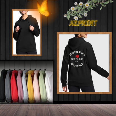 احصل على قبية بنات بتصميم وردة - Rose women's hoodie