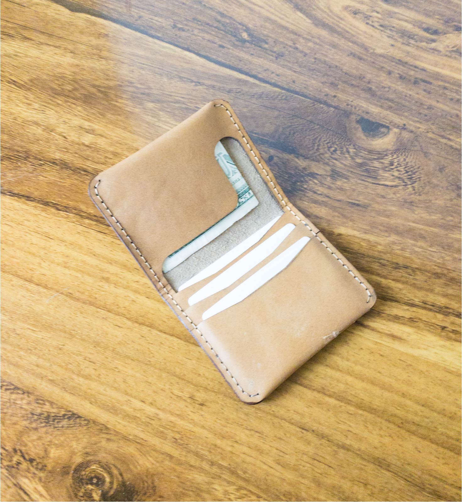 Portefeuille Urbain Moderne camel