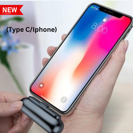 Portable power bank (Type C/Iphone) - بنك الطاقة المحمولة
