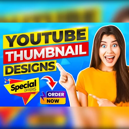 We will create catchy YouTube thumbnail in 2 hours