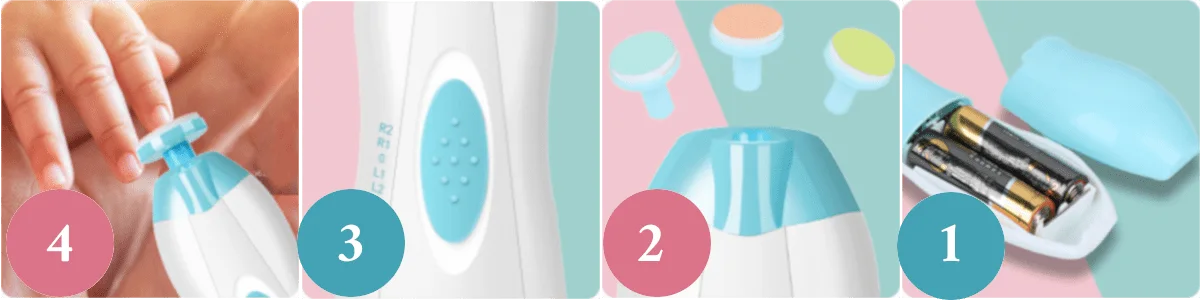 طريقة استعمال جهاز قص وتقليم الظافر للأطفال - حجاز شوب