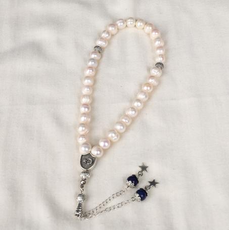 تسبيح من اللؤلؤ الطبيعي33 حبة