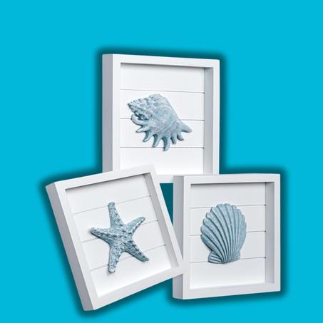 لوحة الحائط المستوحاة من الشواطئ الهادئة