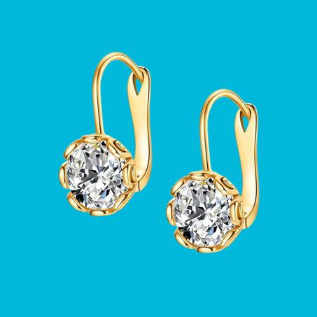 أقراط متدلية حريمي كريستالية