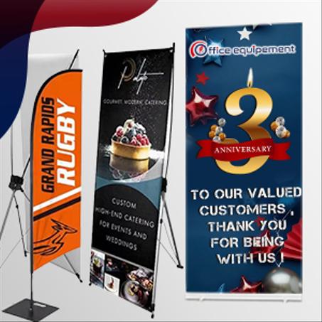Roll Up & X-Banner
