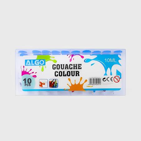 Gouache Tube 10ml ALGO - 10 Couleurs