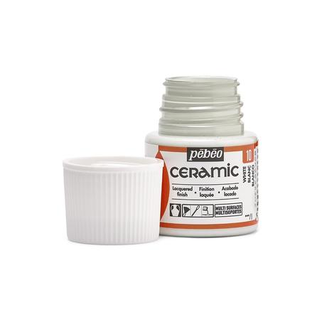 Peinture Ceramic 45ml PEBEO - Blanc