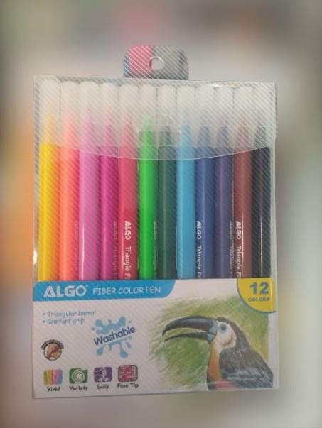 Feutre Pointe Fine ALGO - 12 Couleurs