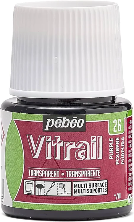 Peinture Vitrail Transparent 45ml PEBEO - Purple