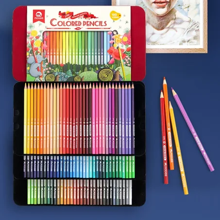 Crayons Couleurs MOBEE - 100 Couleurs