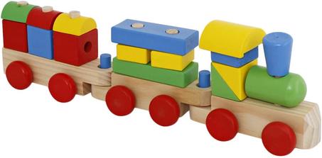 Three Section Block Train WOODEN TOYS