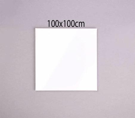 Toile Blanche 100x100cm