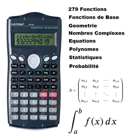 Calculatrice Scientifique CATIGA CS-103
