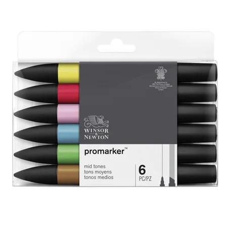 Promarkers Mid tones " WINSOR & NEWTON "