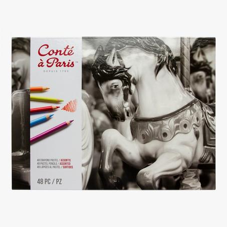 Crayon Pastel CONTE A PARIS - Boîte de 48