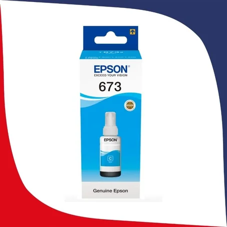 Bouteille d'encre EPSON 673 Cyan
