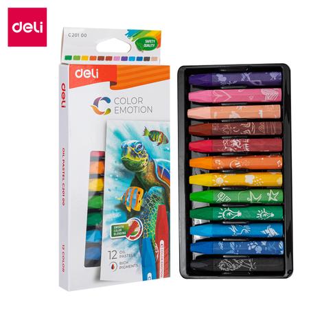 Crayon De Cire PASTEL DELI /12 UTS