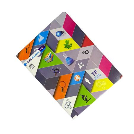 Cahier A5 Travaux Pratiques  192 Pages 60G 10X10 BLEU MARINE