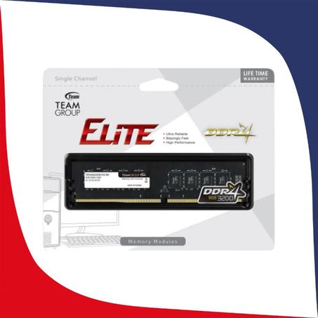 Barrette Mémoire pour Pc Bureau DDR4 8G 3200 ELITE