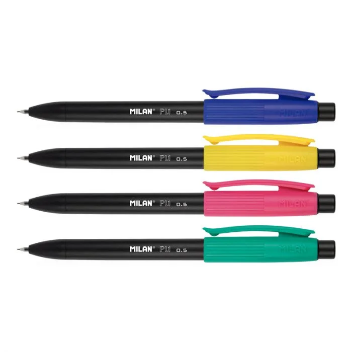 Milan PL1 Touch - Confezione 20 Portamine 0,7 Mm - Multicolore - Senza Astuccio