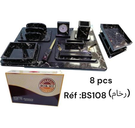 Ensemble De Bureau En Bois  - 8 pièces