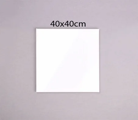 Toile Blanche 40x40cm