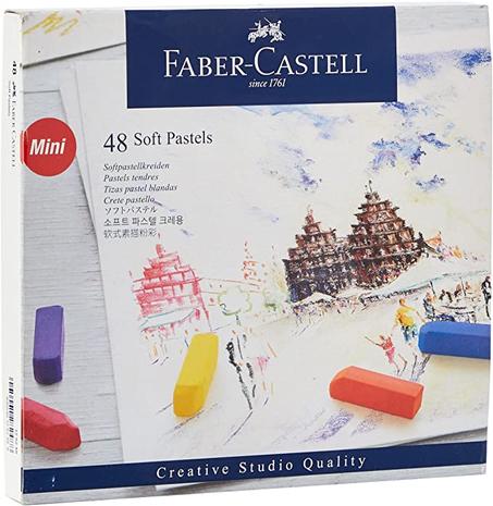 Pastels Mini Soft FABER CASTELL - Boîte de 48