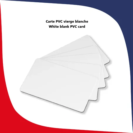 Carte PVC Blanche 0.76mm