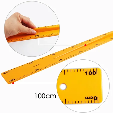 Règle 100 Cm Jaune MAXIME