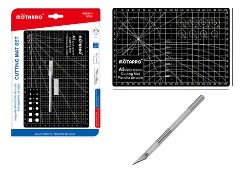 Tapis Découpe + Cutteur + Recharge MOTARRO/3UTS