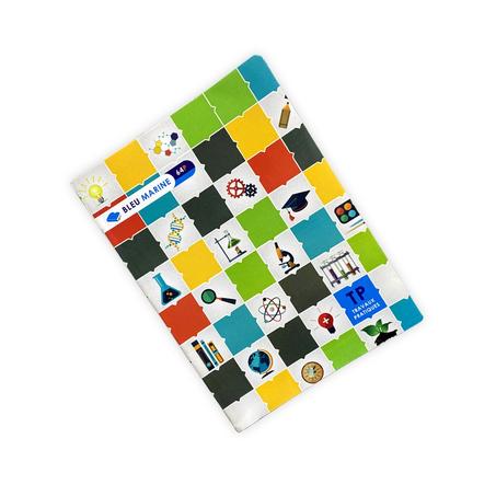 Cahier A5 Travaux Pratiques  64 Pages 60G 10X10 BLEU MARINE