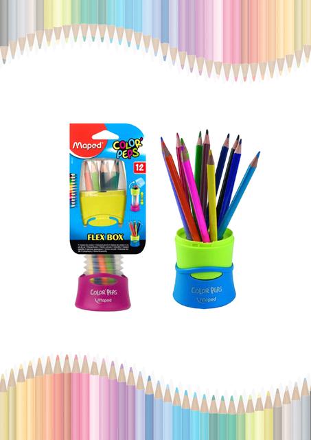 Crayon Couleur MAPED PEPS - 12 Couleurs