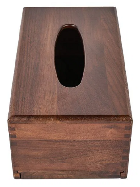 Boîte des Mouchoirs en Bois