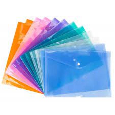 Pochette En Plastique A3 Avec Bouton EAGLE