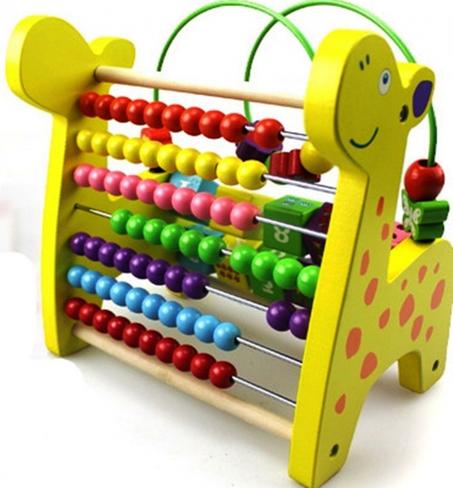 Abacus Animal Counting Rack Around Beads