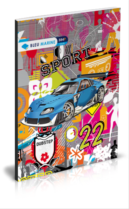 Cahier A5 384 Pages BLEU MARINE