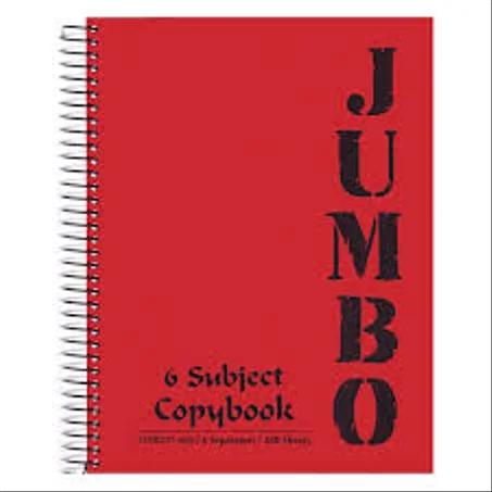 Cahier Spirale  A4 6 Sujets 240 Pages JUMBO