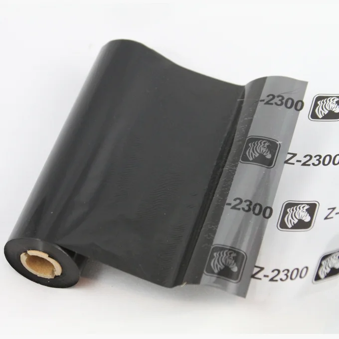 Rouleau De Ruban Transfert Thermique Résine/cire Noir 110mm X 300m | Compatible Zebra ZT230, ZT220, ZT410, ZM600